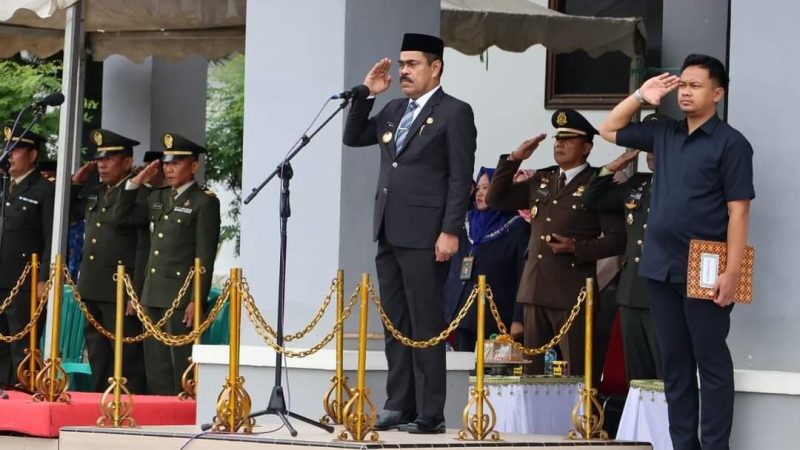 Pemkab Pinrang Gelar Upacara Peringatan Harlah Pancasila, Pj Bupati Ahmadi Akil Jadi Inspektur