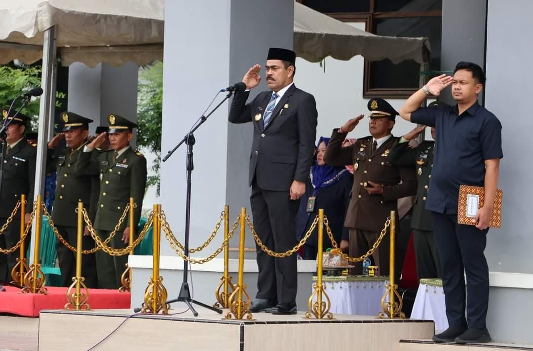 Pemkab Pinrang Gelar Upacara Peringatan Harlah Pancasila, Pj Bupati Ahmadi Akil Jadi Inspektur