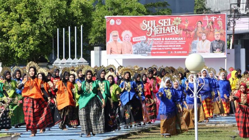 Tari Padduppa Pecahkan Rekor MURI, Pj Bupati Pinrang: Seni Tari adalah Identitas dan Kearifan Lokal