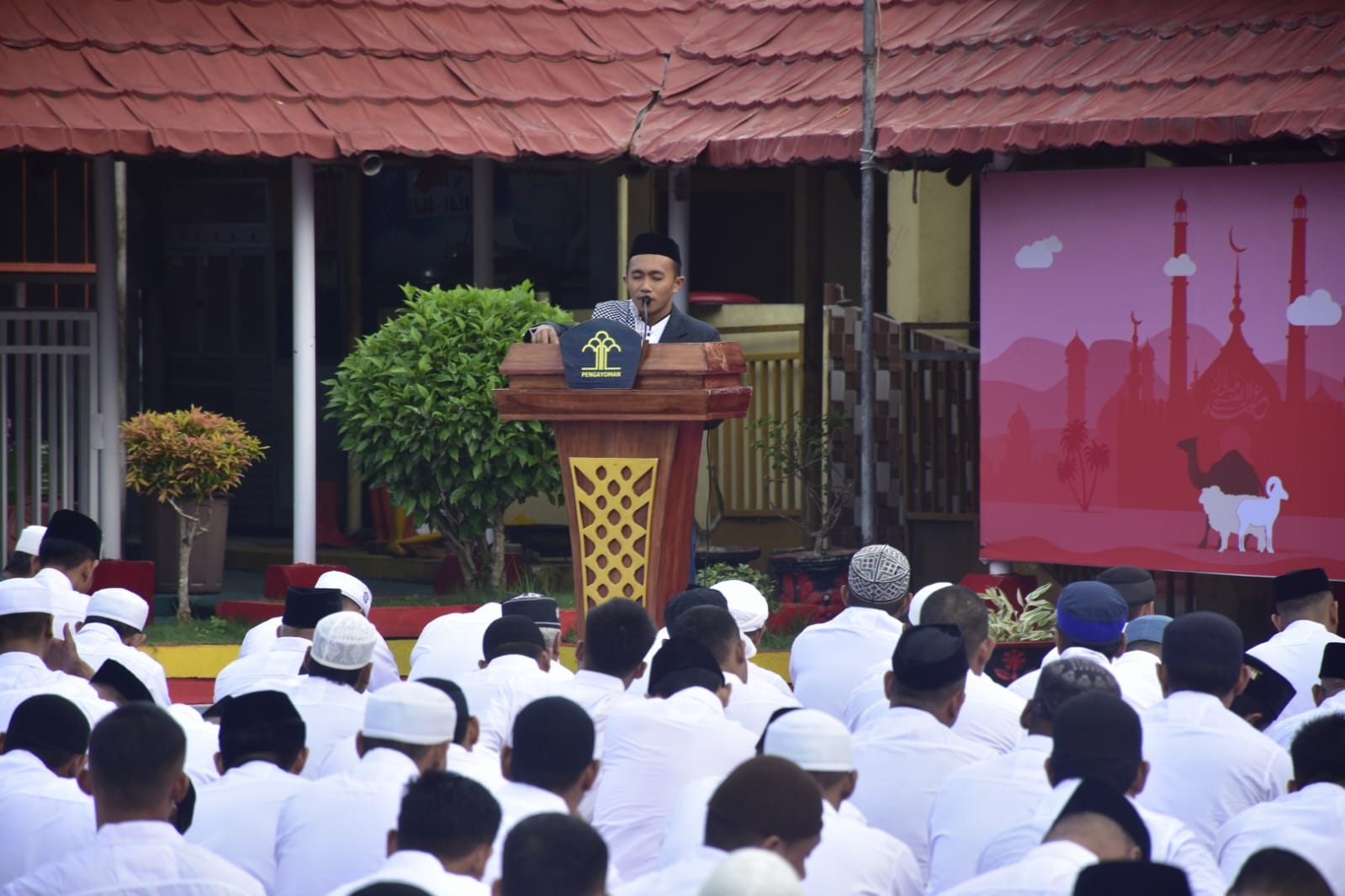 Rutan Pinrang Sembelih Seekor Sapi dan Kambing di Hari Raya Iduladha 1445 Hijriah