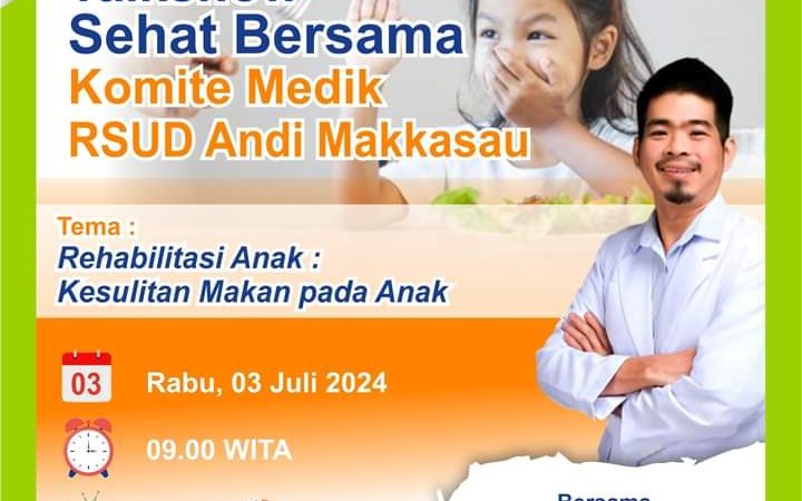 RSUD Andi Makkasau Edukasi Masyarakat Tentang Rehabilitasi Anak di Acara Talkshow Sehat