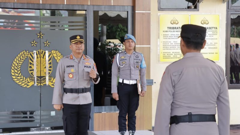 Kapolres Pinrang Lantik 40 Personil yang Naik Pangkat