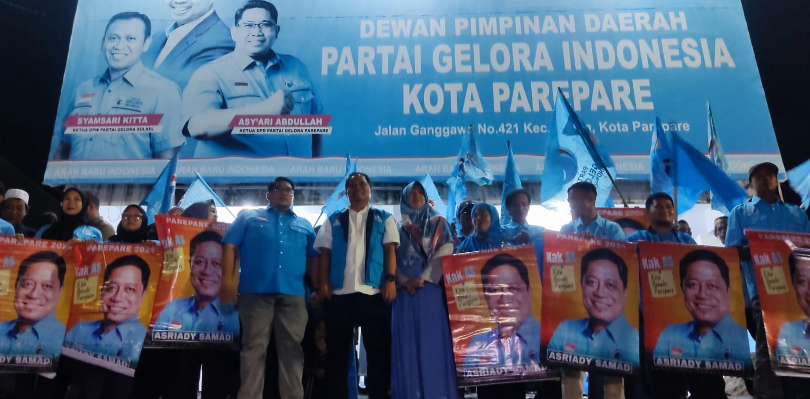 Asriadi Samad Diusung Partai Gelora Parepare untuk Maju di Pilkada 2024