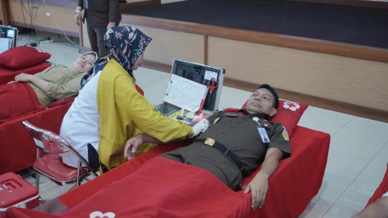 Peringati HBA ke 64, Kejati Sulsel Gelar Donor Darah