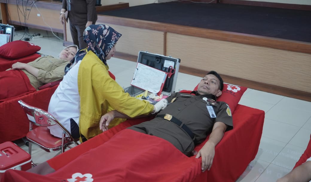 Peringati HBA ke 64, Kejati Sulsel Gelar Donor Darah