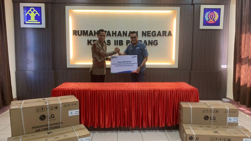 Rutan Pinrang Dapat Bantuan Penyediaan Sarana Klinik dari CSR BRI Cabang