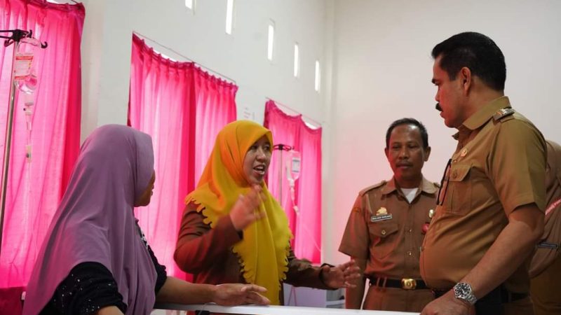 Pj Bupati Ahmadi Akil Kunjungi Sekolah dan Rumah Sakit