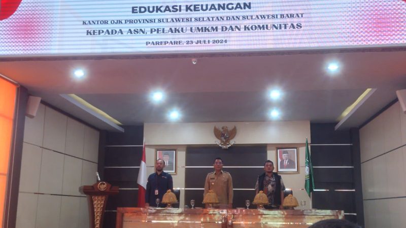 Libatkan ASN, UMKM, dan Komunitas, Pemkot Parepare bersama OJK Gelar Edukasi Keuangan