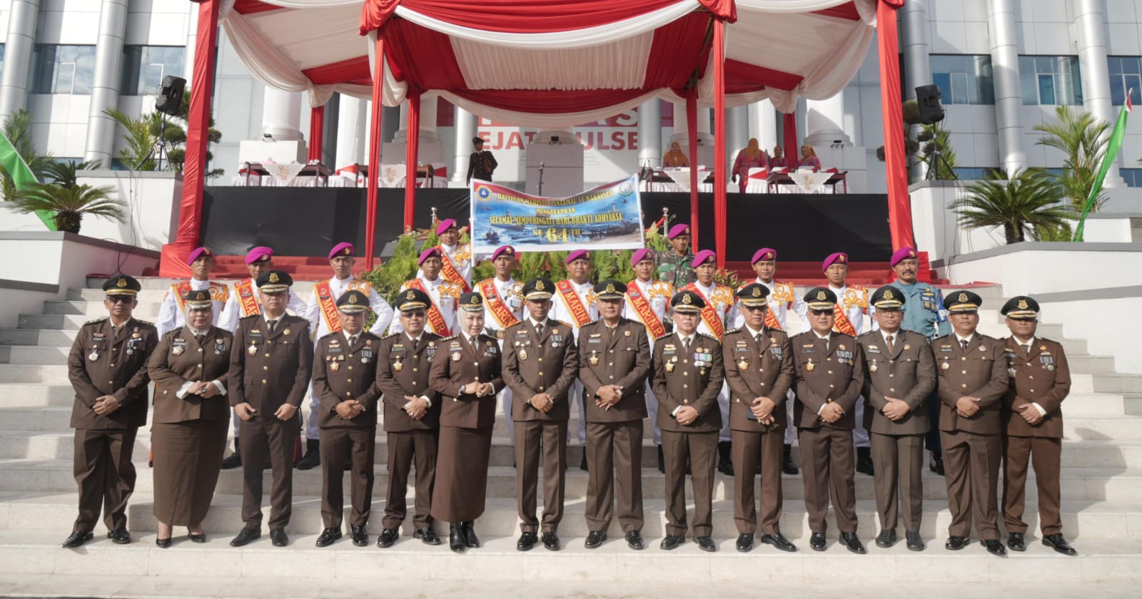 Wakajati Sulsel Jadi Inspektur Upacara Peringatan Hari Bhakti Adhyaksa ke 64