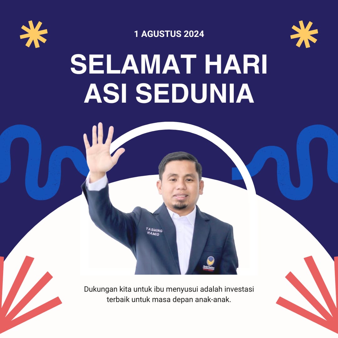 Hari ASI Sedunia, Tasming Hamid: ASI Sangat Vital untuk Tumbuh Kembang Bayi