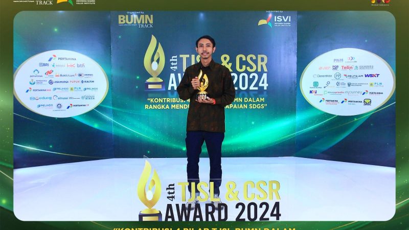 Pertamina Sulawesi Sabet 7 Penghargaan TJSL & CSR Award 2024 yang Diadakan BUMN Track