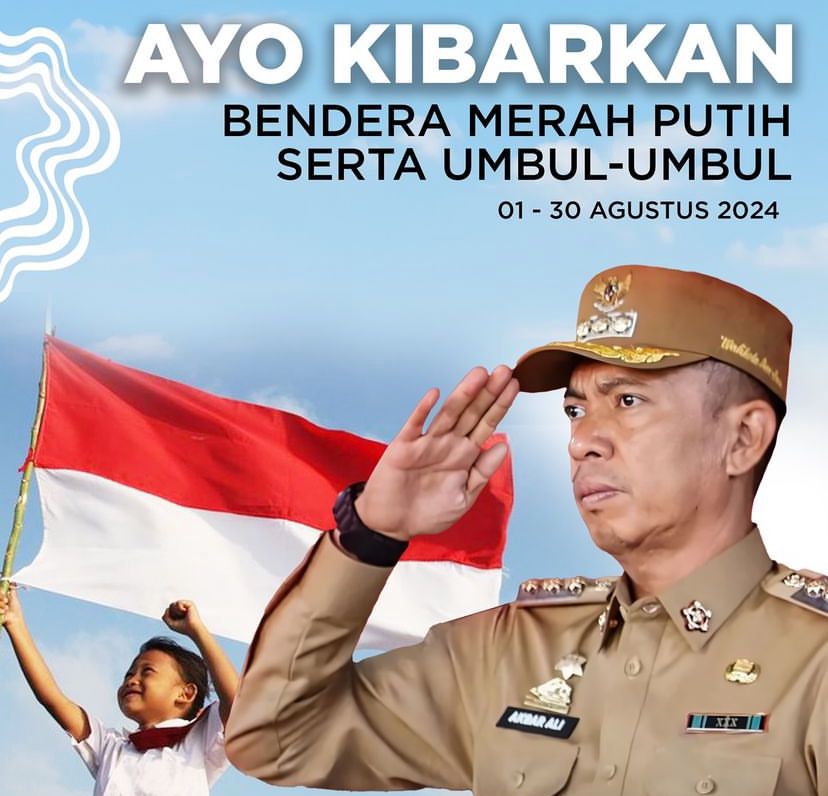 Meriahkan HUT RI, Pj Wali Kota Parepare Serukan Pengibaran Bendera Merah Putih dan Umbul-Umbul