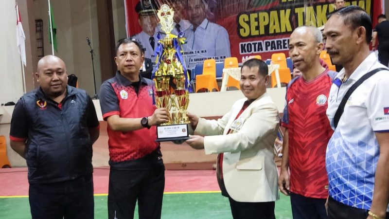 Surianto Bawa Atlet Sepak Takraw Sulsel Cetak Sejarah di Parepare