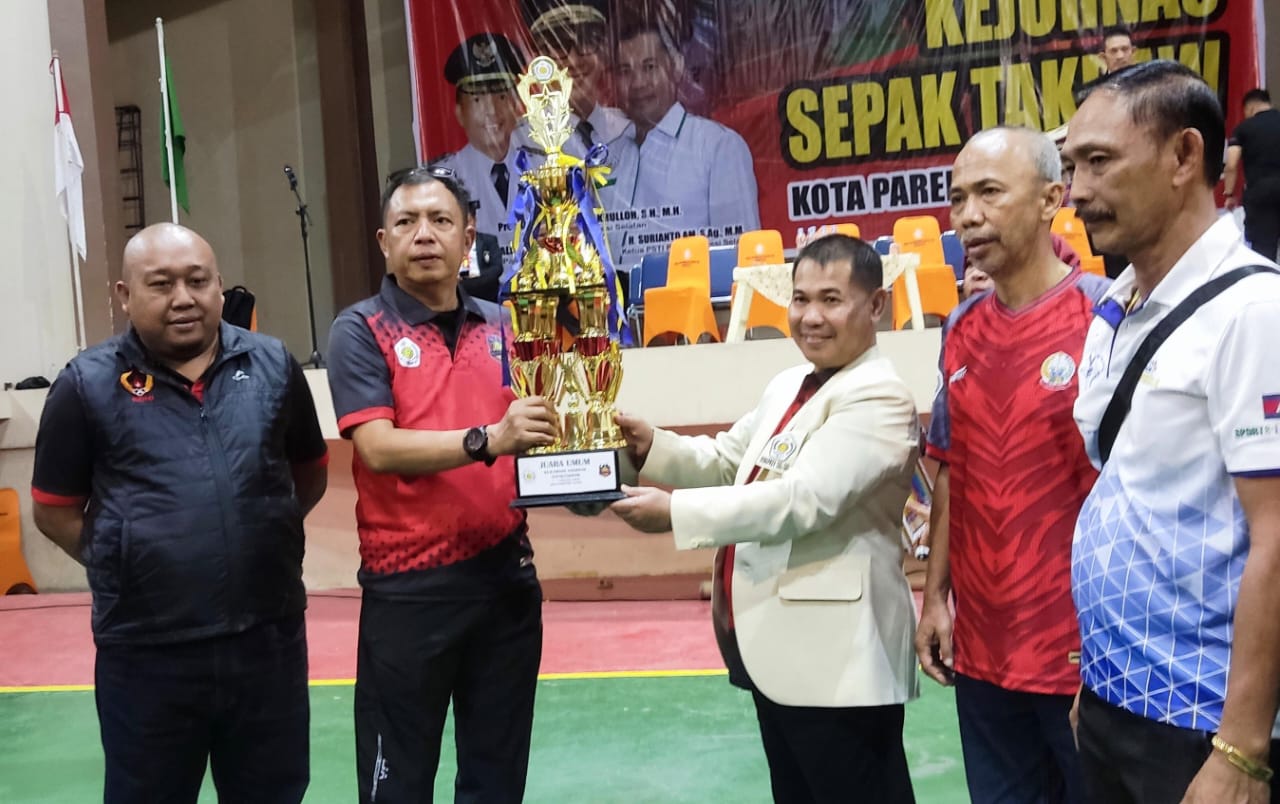 Surianto Bawa Atlet Sepak Takraw Sulsel Cetak Sejarah di Parepare