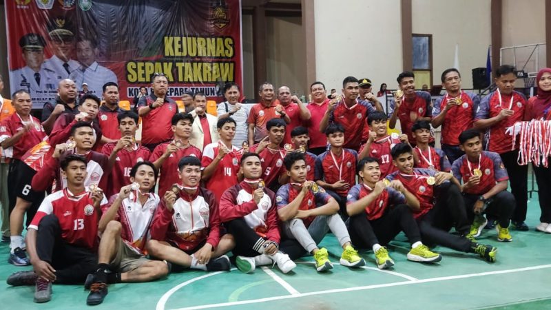 Sulsel Juara Umum, Pj Wali Kota Akbar Ali Tutup Kejurnas Sepak Takraw 2024 di Parepare