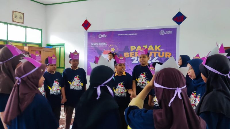 Tanamkan Informasi Pajak Sejak Dini, KPP Pratama Gelar Pajak Bertutur di SDN 12 Parepare