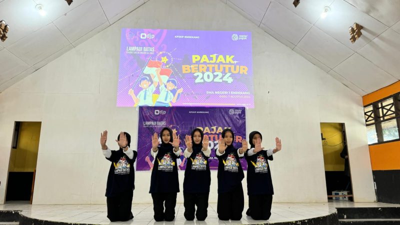 KP2KP Gelar Pajak Bertutur 2024 di SMAN 1 Enrekang