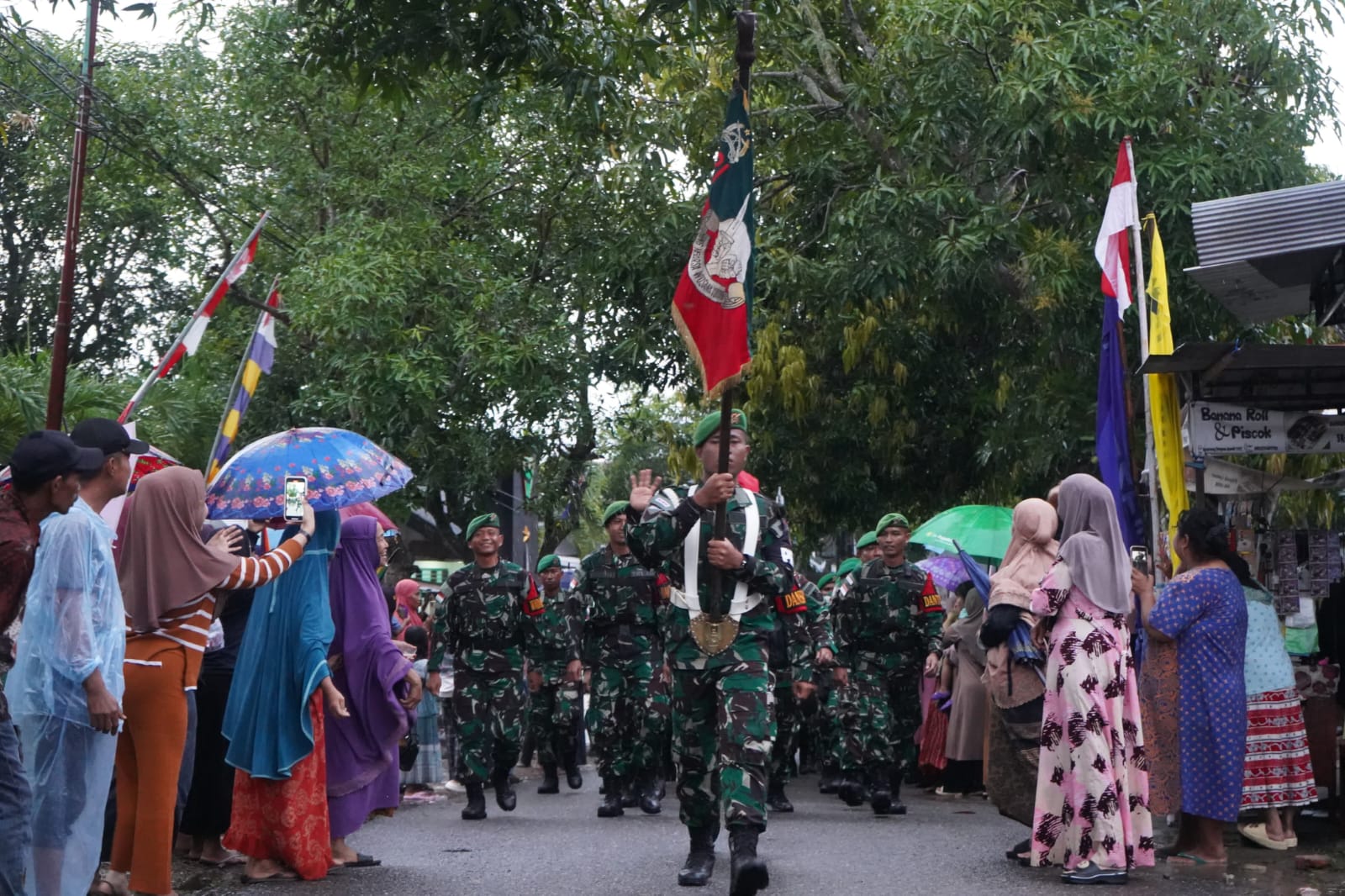 Pj Bupati Ahmadi Akil Hadiri Acara Penerimaan Personil Batalyon 721 Makkasau dari Papua