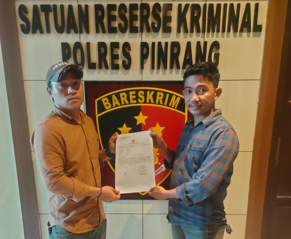 Diduga Cemarkan Nama Baik, Ketua HMI Pinrang Lapor Balik Oknum Kades