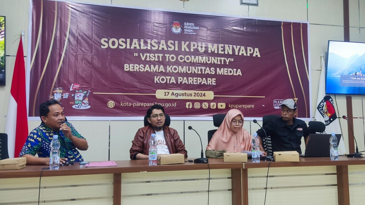 KPU Parepare Harap Peran Pers Sukseskan Pilkada 2024