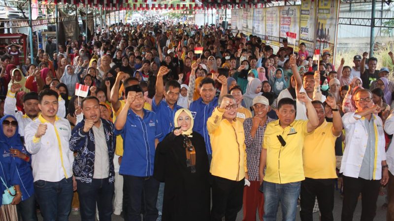 Ribuan Warga Galung Maloang Hadiri Erat-Bersalam, Taufan Pawe Sebut Masyarakat Parepare Cerdas Pilih Pemimpin