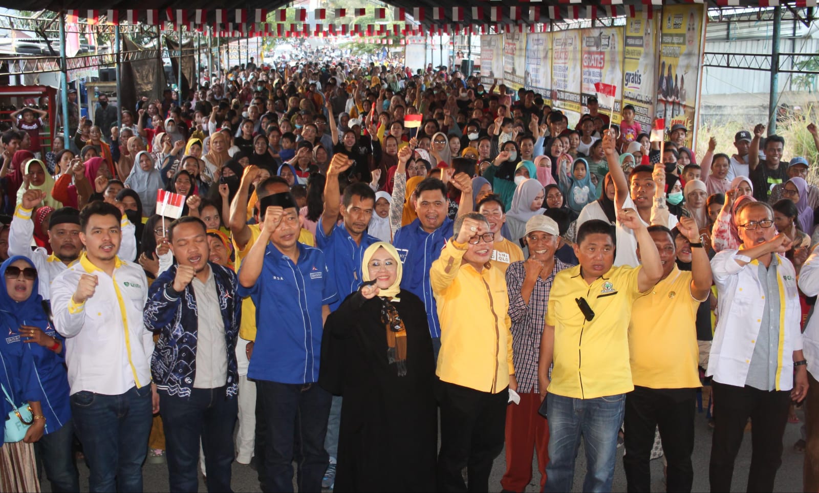 Ribuan Warga Galung Maloang Hadiri Erat-Bersalam, Taufan Pawe Sebut Masyarakat Parepare Cerdas Pilih Pemimpin