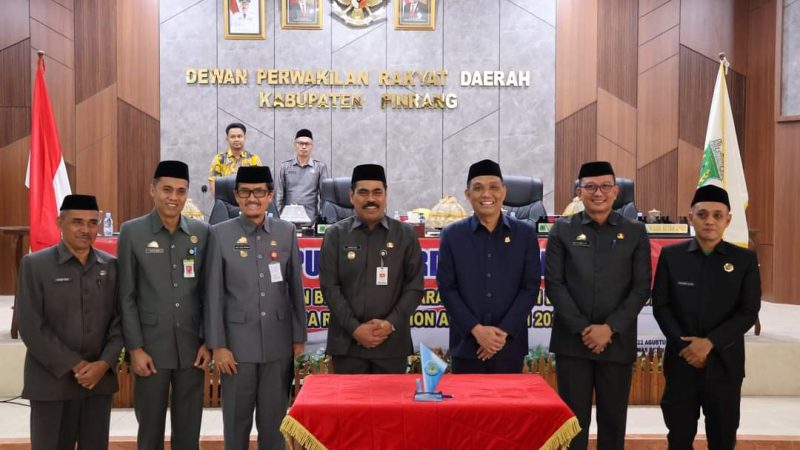 Pemkab Pinrang-DPRD Setujui Tiga Ranperda Menjadi Perda