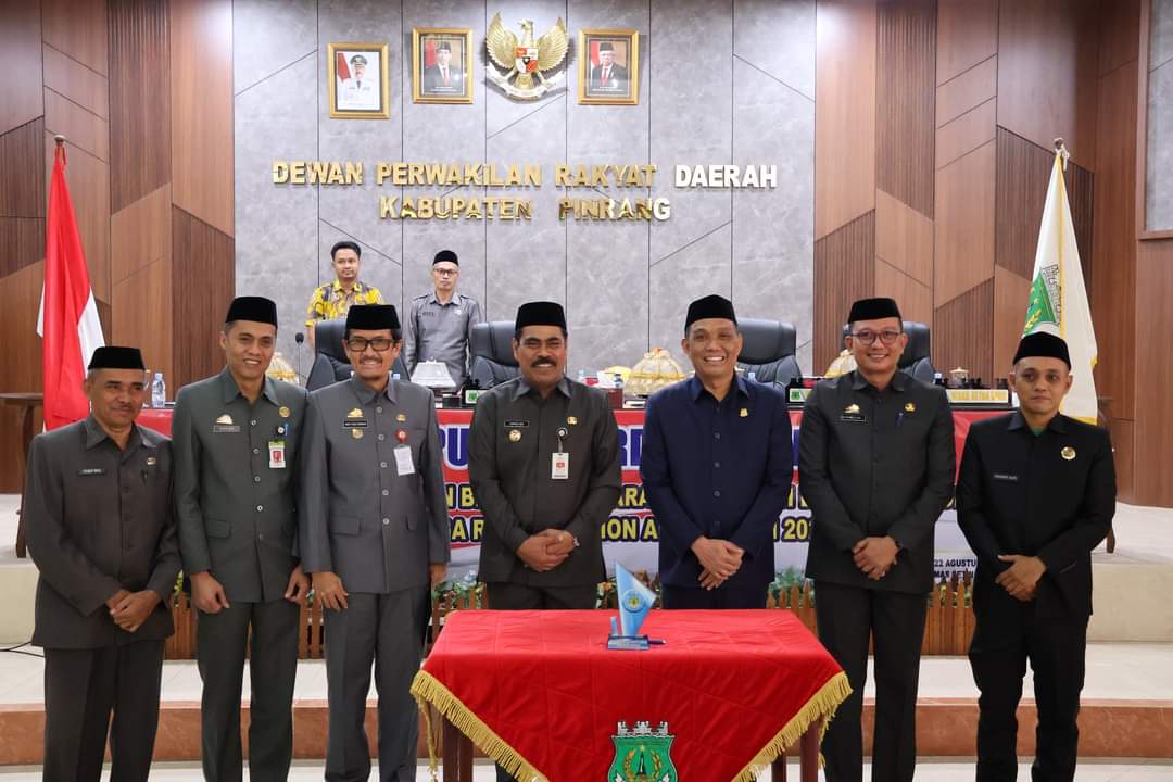 Pemkab Pinrang-DPRD Setujui Tiga Ranperda Menjadi Perda