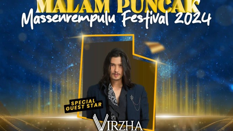 Virzha Bakal Guncang Malam Puncak Massenrempulu Festival 2024