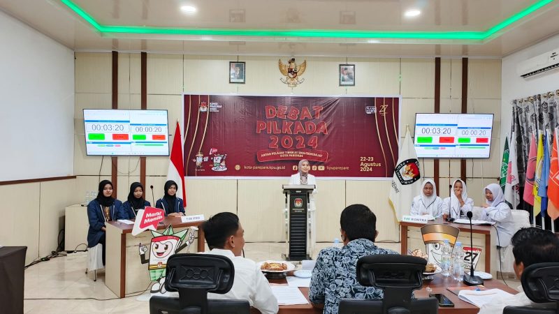 KPU Parepare Gelar Lomba Debat Pelajar SMA Sederajat, Berikut Pemenangnya