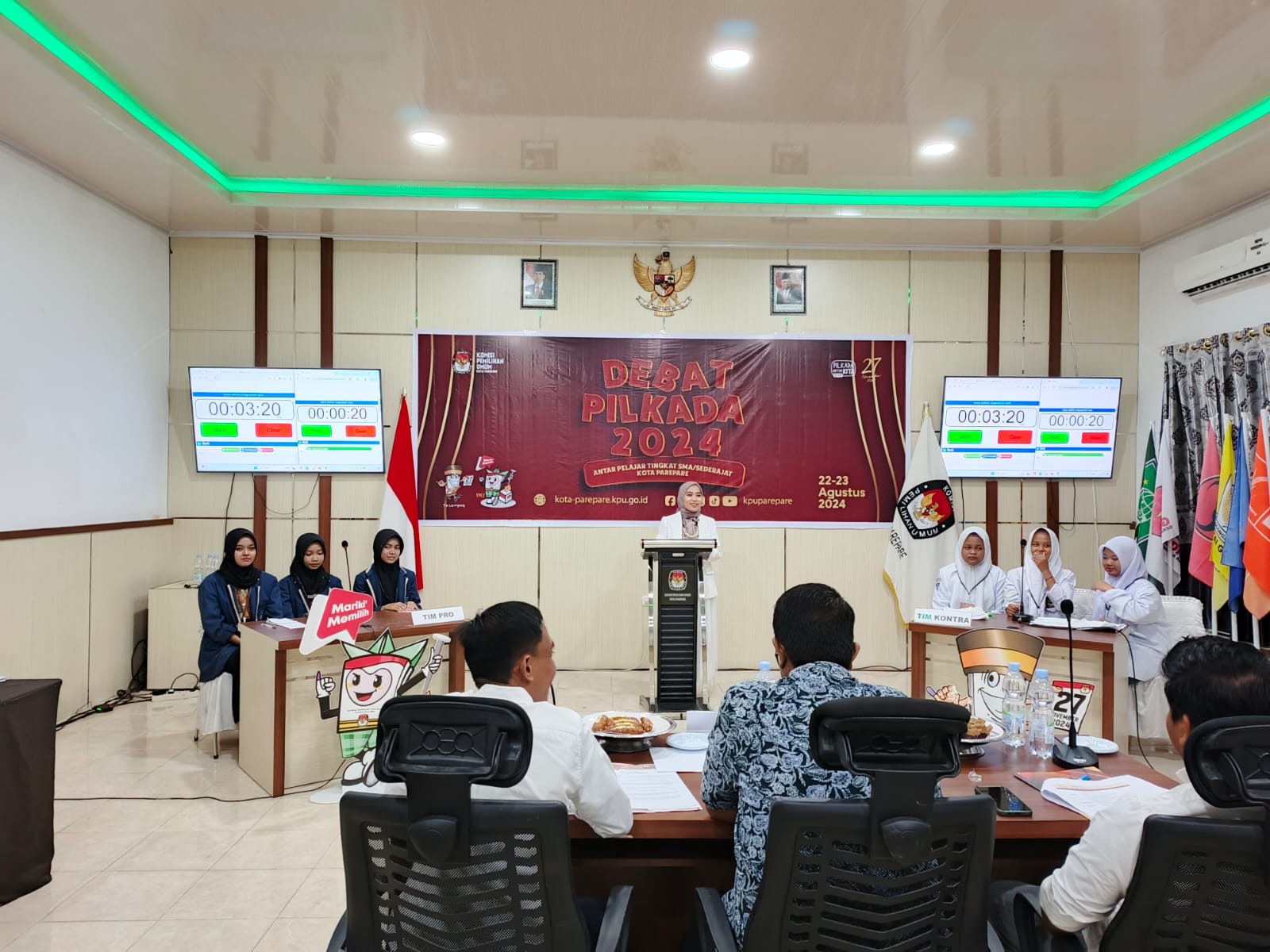 KPU Parepare Gelar Lomba Debat Pelajar SMA Sederajat, Berikut Pemenangnya