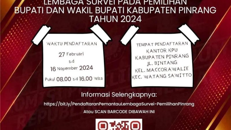 Ketua KPU Pinrang Imbau Parpol Pengusung Cakada Segera Akses Silonkada