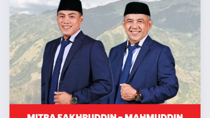 Mitra-Mahmuddin Daftar Pertama, Optimis Menangkan Pilkada Enrekang