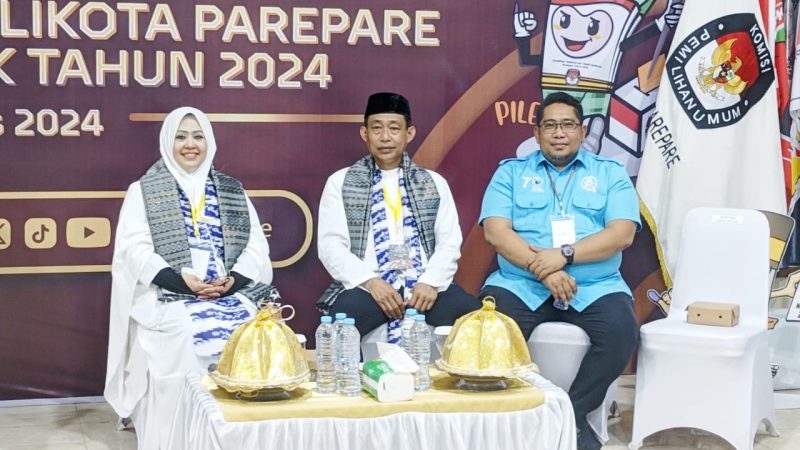 KPU Parepare Terima Pendaftaran Bacalon Erat Bersalam, Awal Yanto: Paslon Kedua Mendaftar