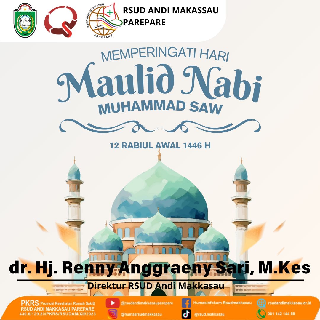 RSUD Andi Makkasau Ucapkan Selamat Memperingati Maulid Nabi Muhammad SAW