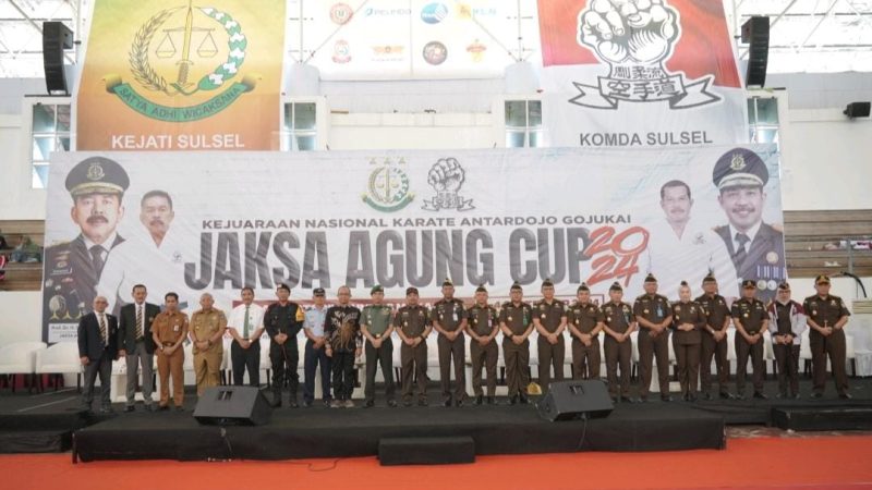 Agus Salim Buka Kejurnas Karate AntarDojo Gojukai Jaksa Agung Cup II Tahun 2024