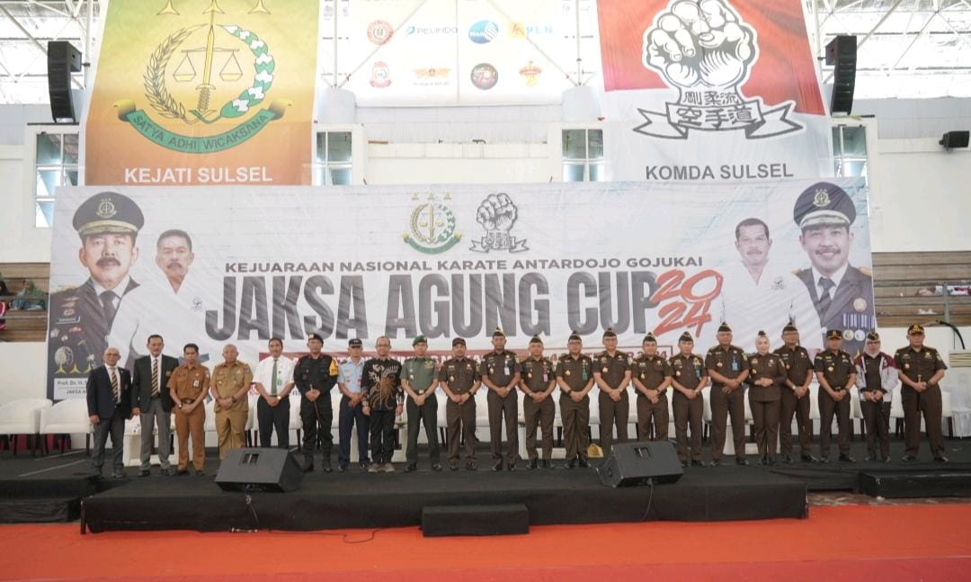 Agus Salim Buka Kejurnas Karate AntarDojo Gojukai Jaksa Agung Cup II Tahun 2024