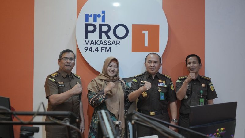 Program Jaksa Menyapa di RRI Makassar, Aspidmil Jelaskan Penanganan Perkara Koneksitas