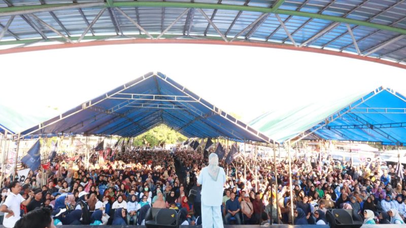 Fatmawati Rusdi Banjir Pendukung di Parepare, Puji Rekam Jejak Tasming-Hermanto