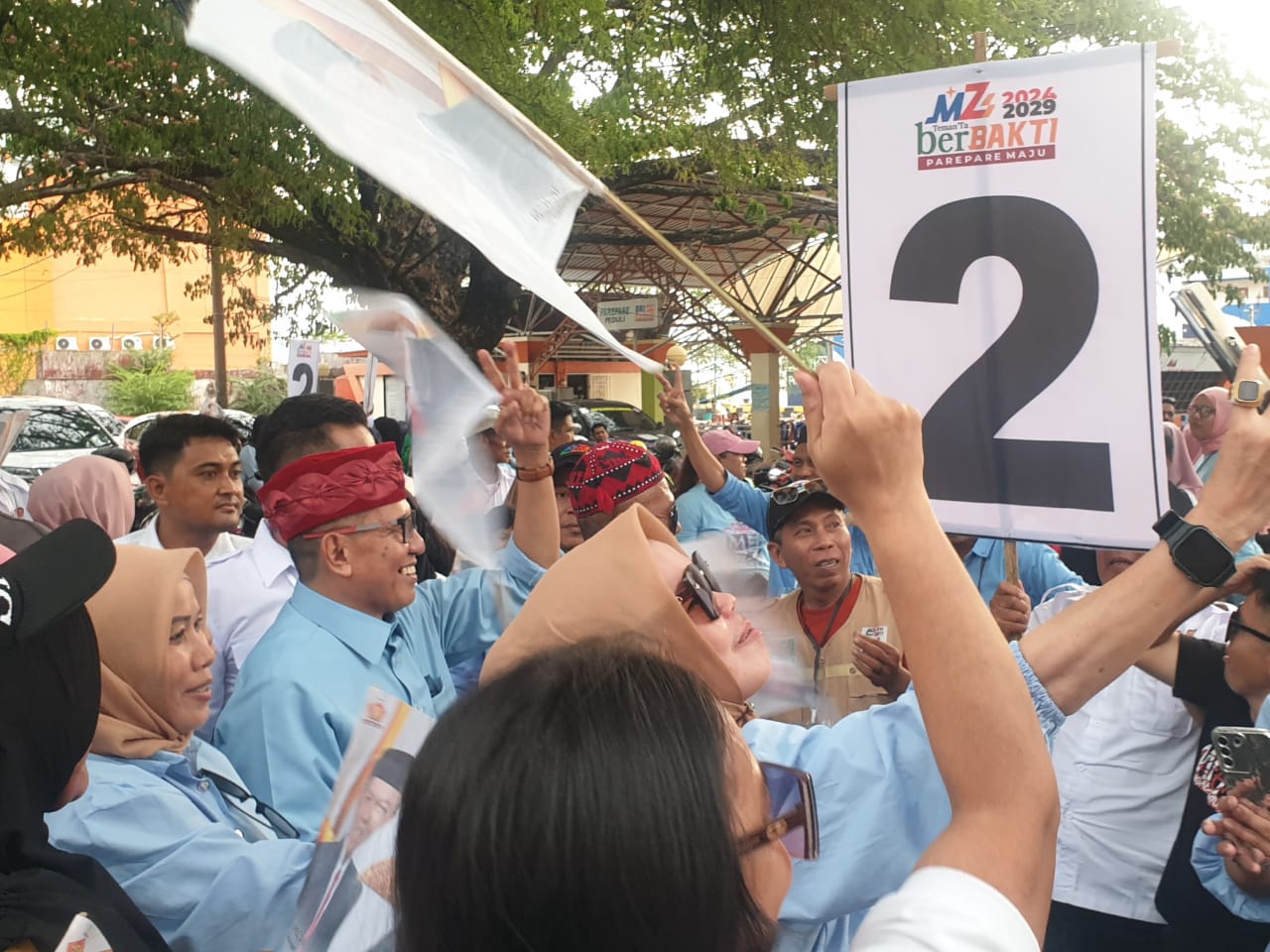 MZ Berbakti Dapat Nomor Urut 2, Sesuai Tanggal Lahir Muhammad Zaini-Prof Bakhtiar Tijjang