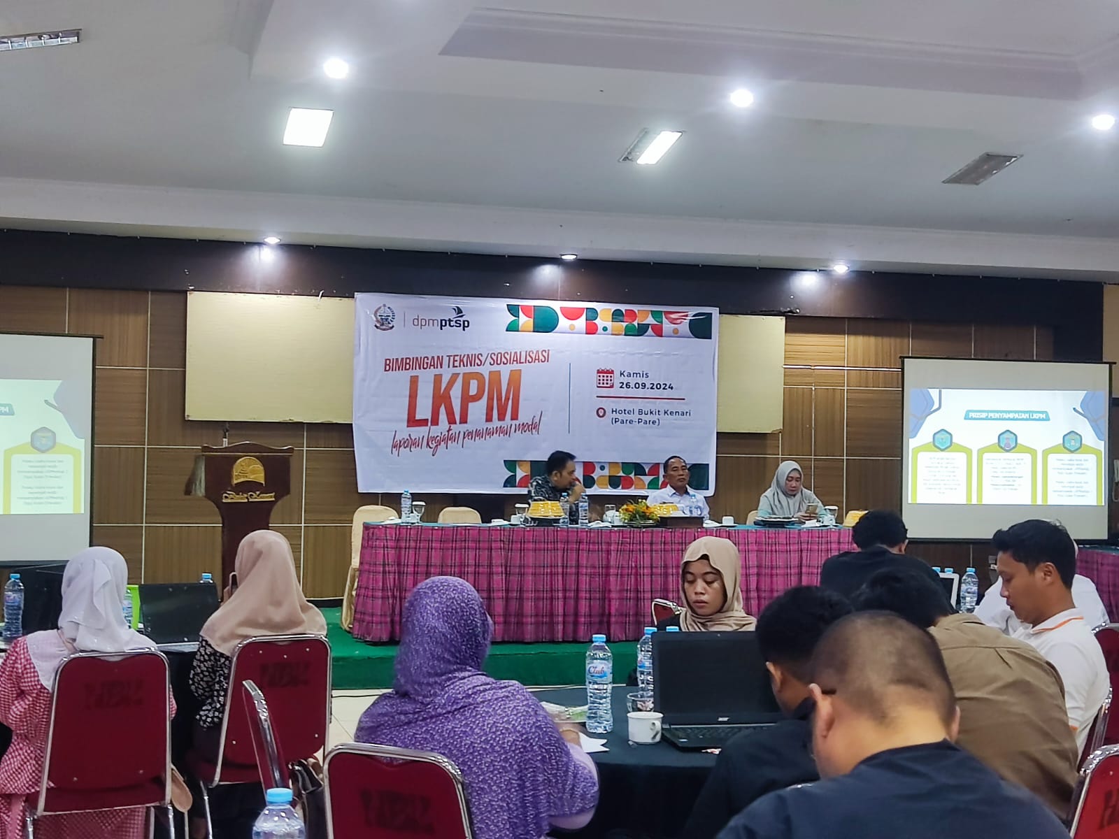 Sekda Husni Jadi Narasumber di Bimtek LKPM DPMPTSP Sulsel, Diikuti 50 Pelaku Usaha Parepare