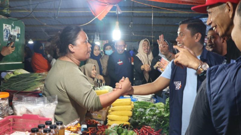 Cawalkot Nomor 3 TSM Serap Aspirasi Warga saat Blusukan di Pasar Senggol dan Anjungan Cempae