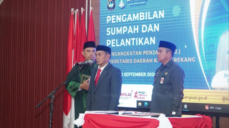 Dilantik Pj Bupati, Jumurdin Resmi Jabat Pj Sekda Enrekang