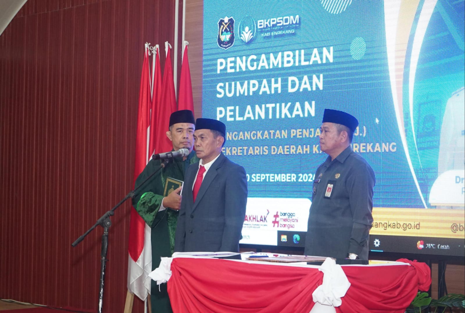 Dilantik Pj Bupati, Jumurdin Resmi Jabat Pj Sekda Enrekang