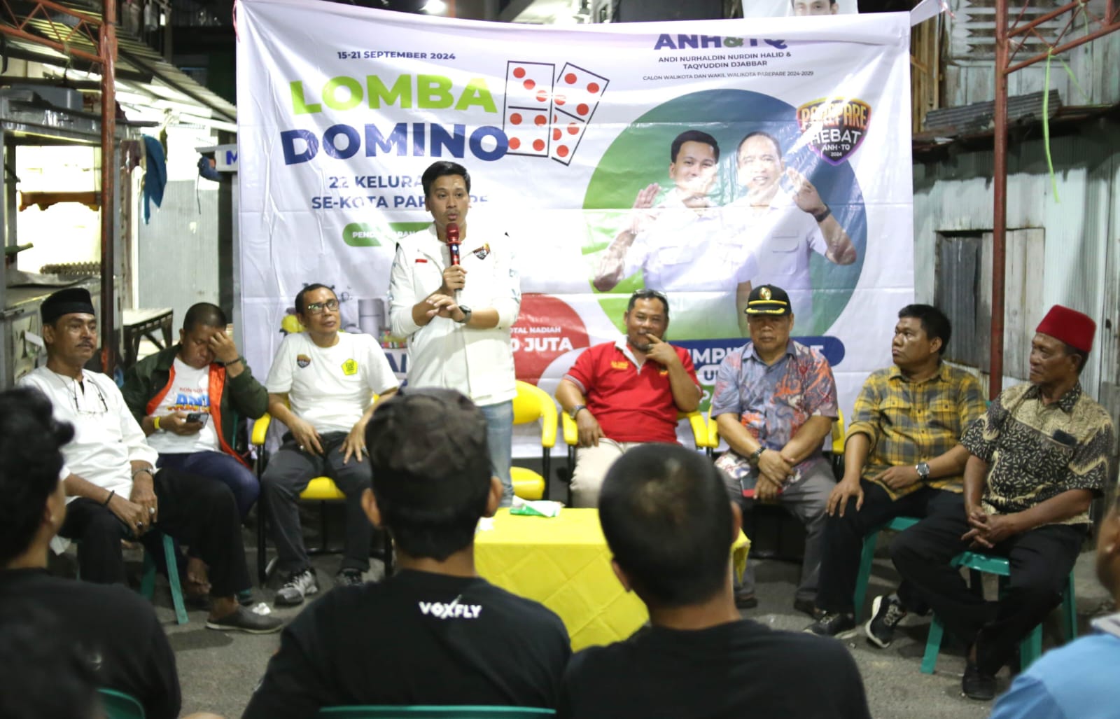 Warga Antusias Ikut Lomba Domino ANH TQ di 22 Kelurahan