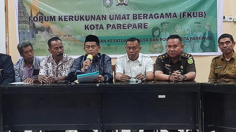 Pernyataan Sikap FKUB: Parepare Kota Toleran bagi Semua Umat Beragama