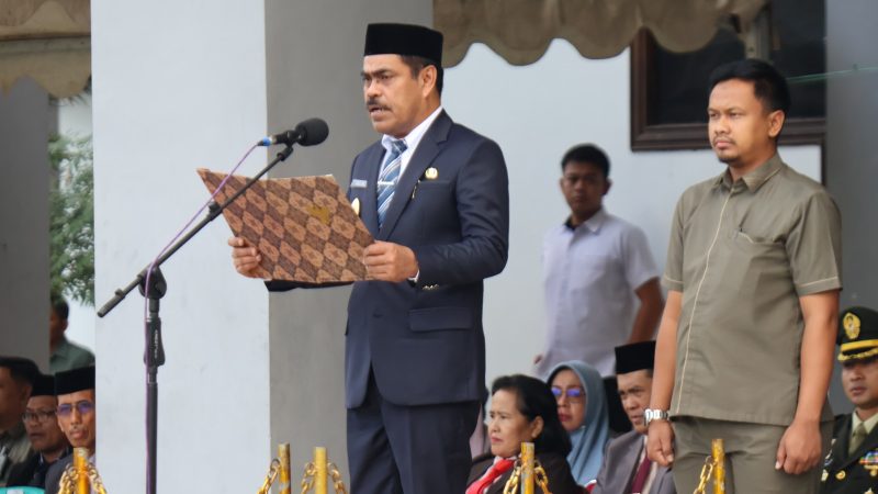 Pj Bupati Ahmadi Akil Jadi Irup Peringatan Hari Kesaktian Pancasila