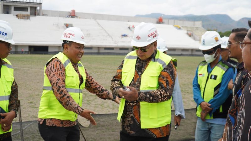 Progres Renovasi Stadion GBH 54 Persen, Pj Wali Kota Abdul Hayat Optimis Rampung Tiga Bulan Lagi