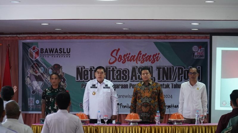 Bawaslu Parepare Gelar Sosialisasi Netralitas ASN, TNI, dan Polri di Pilkada Serentak