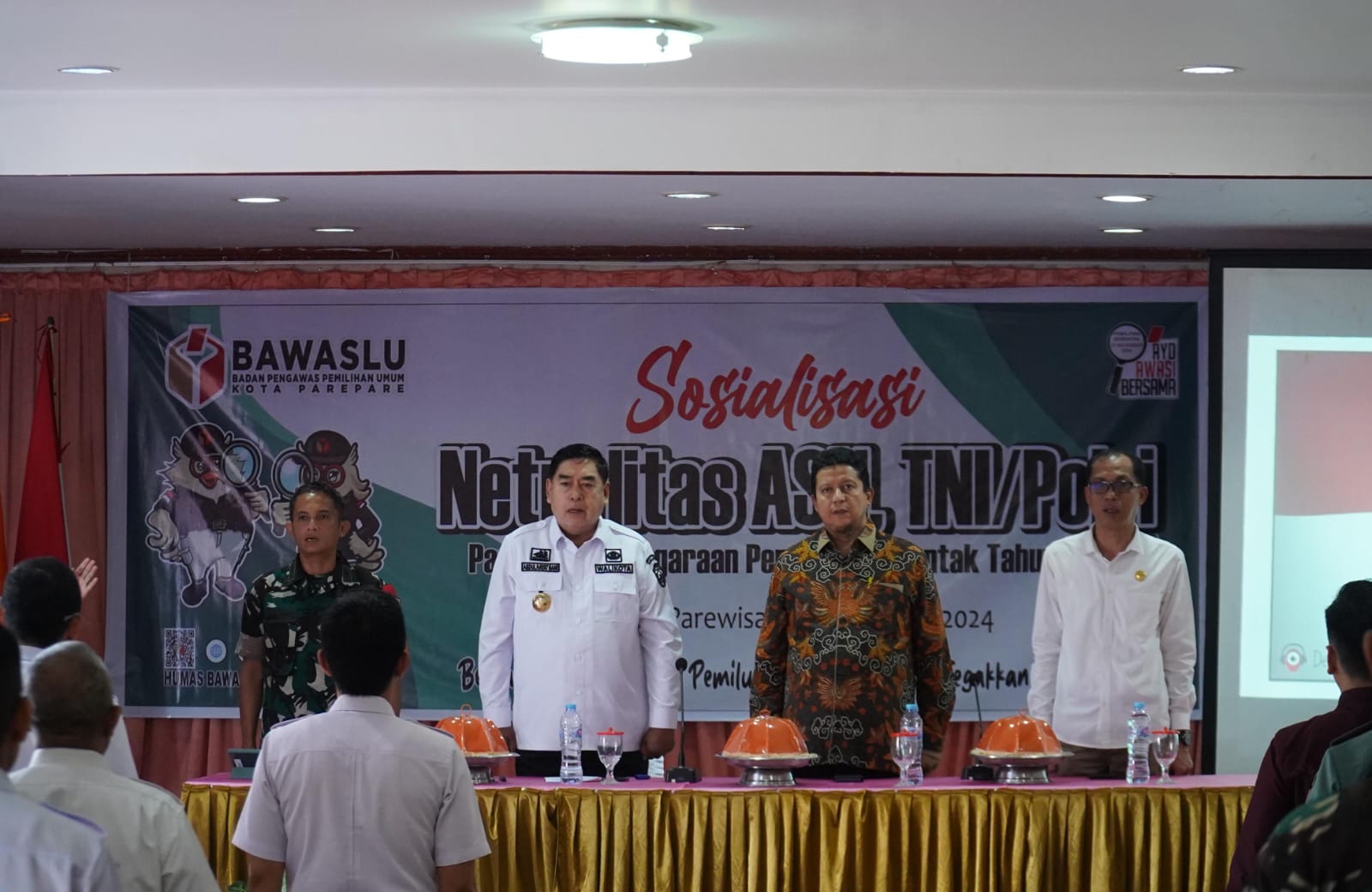 Bawaslu Parepare Gelar Sosialisasi Netralitas ASN, TNI, dan Polri di Pilkada Serentak